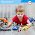 8 Toy Figures & Playsets, 2 Inch Play Peoples Set, Early Development Family Figurines for Kids 3+