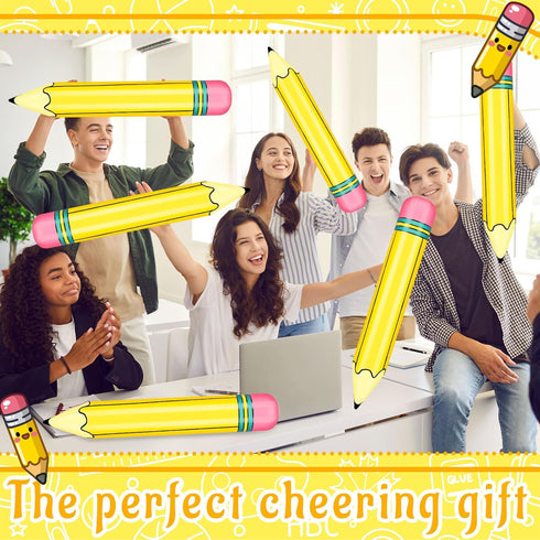 18 27 Inch Pcs Giant Large Inflatable Pencil Back to School Graduation Decor Hanging Inflatable Pencil Classroom