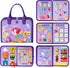 3 3rd 8 1 3 hahaland Busy Board Montessori Toys - Year Old Girl Gifts Bithday Gift Ideas - in Preschool Learning