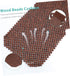 FUNOMOCYA Summer Wood Beads Seat Cushion for Cars Breathable Comfort Easy to Install Natural Wooden Beaded Car Seat Mat