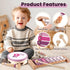 Sets 1 2 3 BUYGER Baby Musical Instruments with Xylophone, Wooden Percussion Instruments with Storage Bag, Montessori
