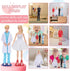 51 Pcs Doll Career Clothes & Accessories, 10 Sets of Role-Playing Clothing & 10 Pairs of Shoes for 11.5 Inch Dolls