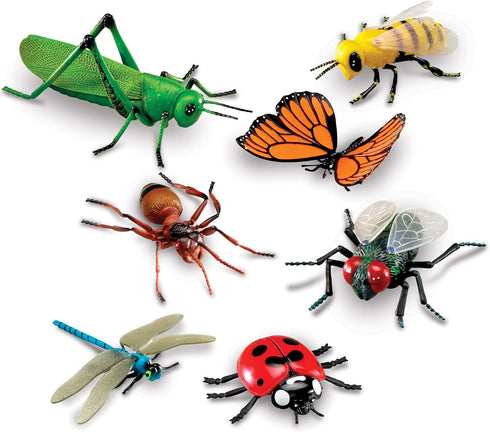 3+ Learning Resources Jumbo Insects - Animal Toys for Kids, Toddler Preschool Science, Fine Motor Skills, Gifts
