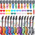 36 Pcs Inflatable Rock Star Toy Set Include 12 Inflatable Guitars 12