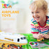 3+ Interactive Airplane Toy with Toy Cars - Toy Airplane with Lights, Music, Jet Mist Effect & Play Mat