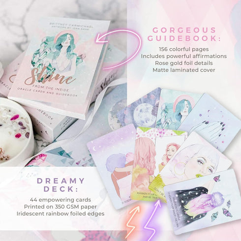 A 44-Card Deck and Guidebook: Shine from The Inside Oracle