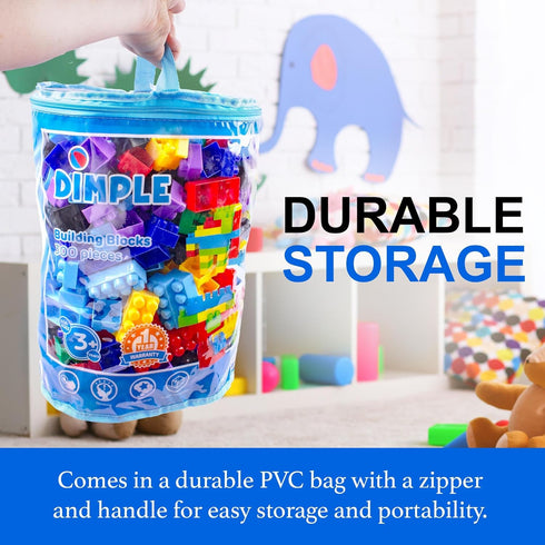 (300 3+ Dimple Building Blocks for Toddler Pcs) Stacking Toys & Puzzle Games for Learning and STEM Fun Montessori Toys