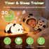 4 Sounds,Timer/Dimmable Cute Panda Night Light with White Noise, Sound Machine for Baby Sleeping Aid ,Toddler Sleep
