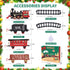 Sets Set 4 5 6 7 8 AuroTops Christmas Train for Around The Tree,Kids Train Steam Trains for Boys Girls,Sounds & Lights