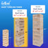 3.2 60pcs GOTHINK Giant Tumble Tower Game, Large Tumbling Tower Stacking to Over FT Wooden Jumbo Blocks for Outside