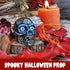 Sound Activated Skull with Light Up Eyes and Creepy Sounds, Halloween Party Prop Decoration