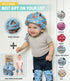 Baby Helmet for Crawling, Walking Head Protector for Infant Safety, Soft Cushion Headguard for 1-2 Years