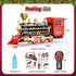 3 4 5 6 7 8+ Hot Bee Remote Control Train Locomotive, Train Steam Engine Toy w/Smoke, Lights & Sounds, Christmas Trains