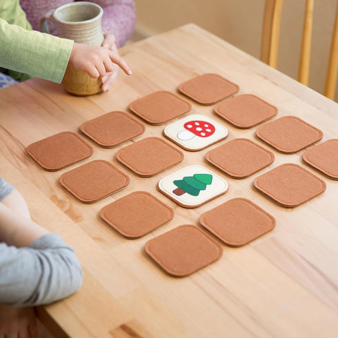 24 1+ 13 Felt Matching Game for Ages Soft and Safe for Ages Montessori Memory Game Sensory Flash Cards Best Educational