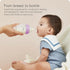 5 Oz 2 Pack BuubiBottle Mini Slow Flow Bottle for Newborn Babies by Quark - with Anti-Colic RealFeel Nipple to Simulate