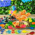 24pcs Mini Maracas for Kids, Mexican Fiesta Party Favors, Plastic Shakers for Birthday Supplies