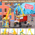 Set 2 3-5 5-7 8-12,STEM 3+ Magnetic Tiles Road with Cranes & Double-Sided Magnet Tiles,Boys Toys for Ages Magnetic