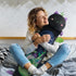 Long Cat Plush Kawaii Body Pillow, 20” Cute Black Cat Stuffed Animals, Soft Plushies, Gift for Girlfriend