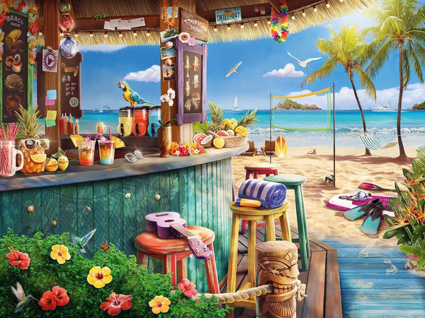 Ravensburger Beach Bar Breezes 1500 Piece Jigsaw Puzzle for Adults, Premium Quality