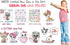 Glow in The Dark Cat Stickers with Dog and Fish, Wall Decals for Kids Bedding Room