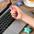 100 Pack Sotiff Star Stress Balls Bulk for Adults Kids Stress Relief Balls with Motivational Quotes Mini Inspirational
