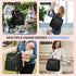 Xocvji Backpack 4 1 Diaper Bag with Changing Pad, Crossbody in Convertible Baby Bag with Insulated Pockets and Stroller