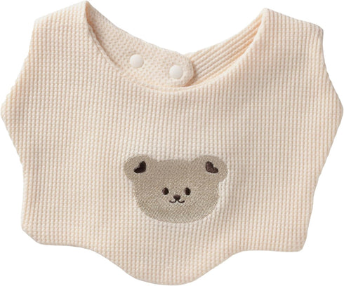 Set 5 Baby Bibs Cotton of Adjustable Scalloped Drool Bibs for Boys & Girls, Soft & Washable, Newborn to Toddler Feeding