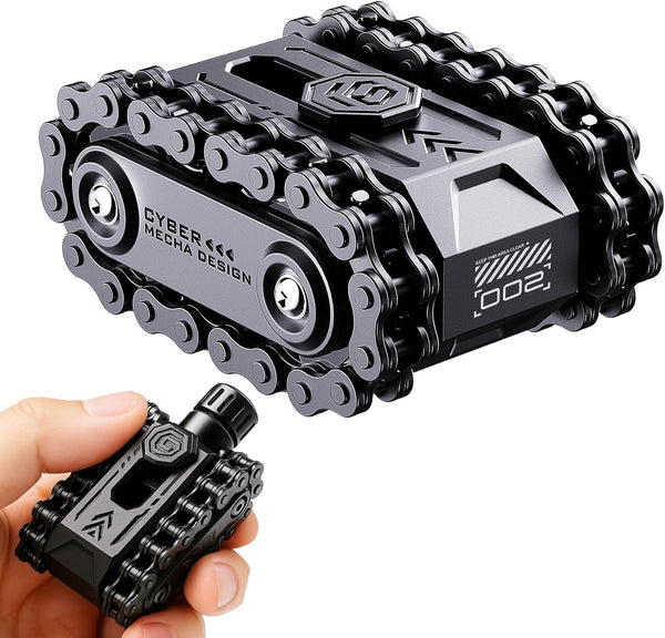 berotok Metal Fidget Slider Roller Chain Spinner, 4-in-1 Heavy Duty Zinc Alloy Haptic