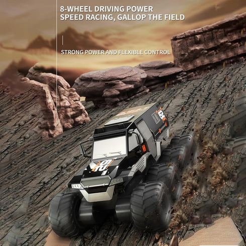 GoolRC Amphibious Remote Control Car, 8WD RC Cars, 2.4GHz Remote Control Boat, Waterproof Off Road Monster Truck