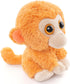 Baby Small Monkey Toy - Cute 5.9" Plush Stuffed Animal Gift for Kids Birthday, Bedtime, Easter