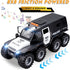 Police Car Toy ,8x8 Friction Powered Police Car with Light and Sounds Openable Doors,Military Policeman &Dog ,Police Car Toys for Boys 3-8, Big Wheel Truck,police monster truck
