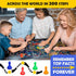 8-12 130 6 10 QUOKKA Space Board Game for Kids - Learning Family Game for Teens and Adults - Question Cards - Top Facts