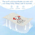 SyXIOP 28" 52" Cute Dalmatian Dog Cartoon Cooling Baby Mattress Protector Crib x Ultra Soft Crib Mattress pad