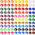 ONEST 100 Pieces Magic Worm Toys - Wiggly Twisty Fuzzy Worm Toys Carnival Party Favors in 25 Colors