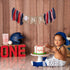 1st Baseball Birthday Banner - All-Star Crown, High Chair Banner, Cake Flag, Our Little All-Star Decoration