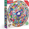 eeBoo: Piece and Love Votes for Women - 500 Piece Round Circle Jigsaw Puzzle for Adults and Families