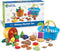 Learning Resources New Sprouts Deluxe Market Set - 32 Pieces Pretend Play Food for Toddlers, Kitchen Toys