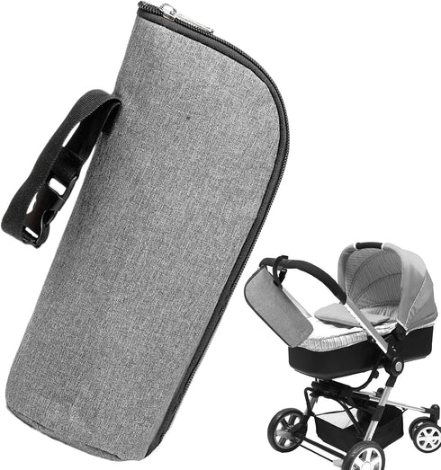 Generic Baby Bottle Bag - Nursing Bottle Cooler Warmer Bag,Thermal Breastmilk Cup Sleeve, Carrier Pouch for Travel Car