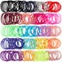 Baby Hair Ties for Girls - 200Pcs Small 1" Elastic Toddler Hair Ties Ponytail Holders Hair Accessories