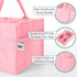 Mr. Pen Baby Diaper Caddy Organizer, Portable Pink Baby Organizer for Changing Table, Nursery, Car