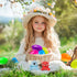 12pcs 3.4" Sofier Plastic Easter Eggs with Animal Toys Filled Easter Eggs Easter Basket Stuffers Easter Egg Fillers
