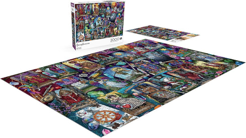2000 Buffalo Games Luminous Tarot Brigid Ashwood Art & Photo Collection Piece Jigsaw Puzzle Colorful Puzzle for Adults