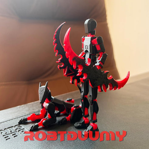 ROBTDUUMY T13 3D Set Completed),Dummy 13 Figures,3D Action Figure (Assembly Robot Titan Action Printed Toys