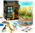 Light Up Dinosaur Terrarium Kit for Kids, Educational Gardening Science Kits, Creative Dinosaur Toys for Ages 4-12