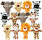 Small Stuffed Animals Bulk, 12 Pieces Cute Plushies, 6 Inch Mini Forest