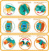 FUN LITTLE TOYS Kids Camping Gear Set - Pop Up Tent Outdoor Toys Camping Tools Set for Kids