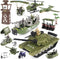 deAO Military Vehicles Toy Set: Combat Boat, Helicopter, Tank Toy with 5