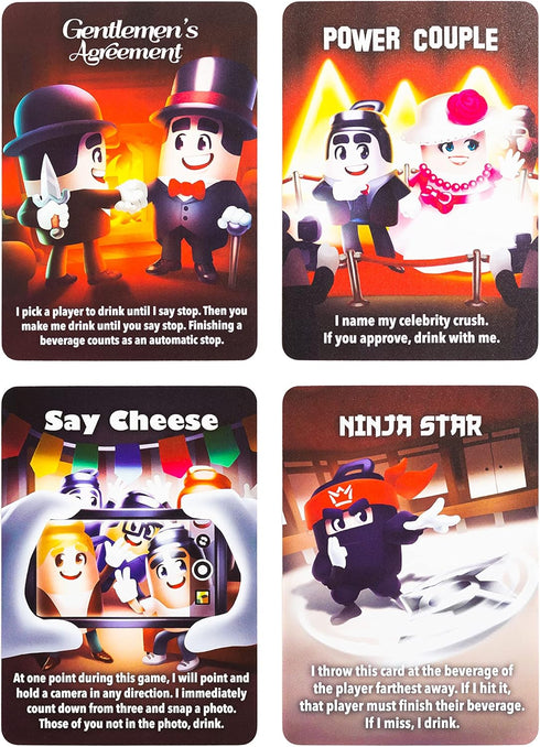 King’s Cup Extreme - Party Games - Card Games for Adults - Drinking Games for Game Night