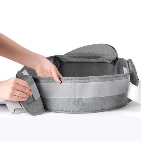 SUNVENO Baby Hipseat Ergonomic Carrier Extension Belt - Grey