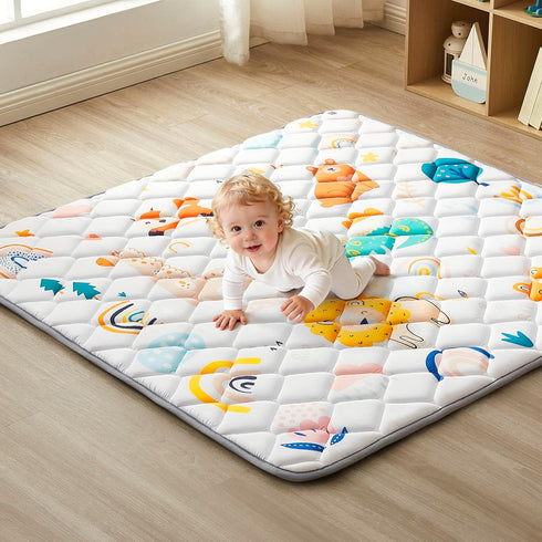 Baby Play Mat, 71x59 Thickened Playpen Mat, Non-Slip Baby Mat for Floor,